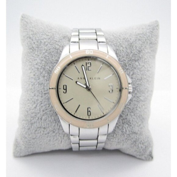 Women's Anne Klein Quartz WR Analog 38mm Dial Causal Round Watch (E376) - Picture 1 of 9